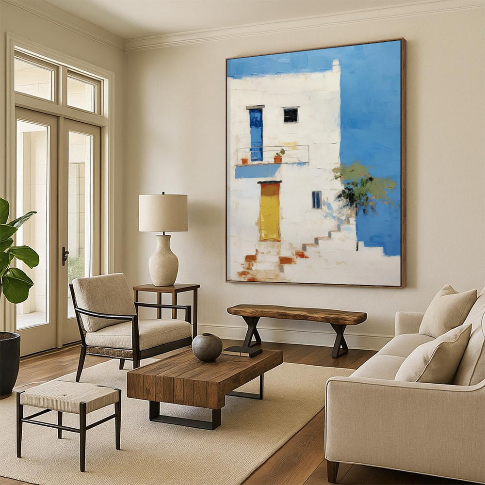Hand-Painted Personalized Abstract Painting for Bar & Hotel LargeART1837