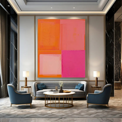 Hand-Painted Personalized Abstract Painting for Bedroom & Hotel LargeART1481