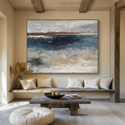 “Rhythmic Reverie” Colossal Abstract Artwork for Dining Room & Bar DKH288