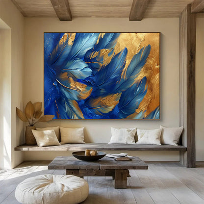 Alluring Oversized Abstract Painting for Hotel Lobby & Hallway LargeART1708