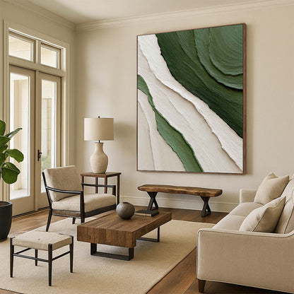 Massive Hand - Painted Textured Custom Abstract Art, for Office and Entryway DKH1481