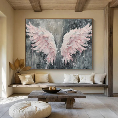 Alluring Oversized Abstract Painting for Hotel Lobby & Hallway LargeART1618