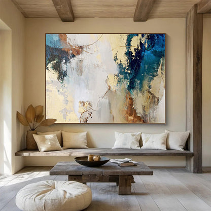 Gigantic Textured Abstract Canvas for Living Room & Office DKH512