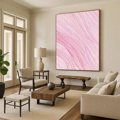 Soft & Dreamy Hand-Painted Custom Abstract Painting for Bedroom & Hallway LargeART1979