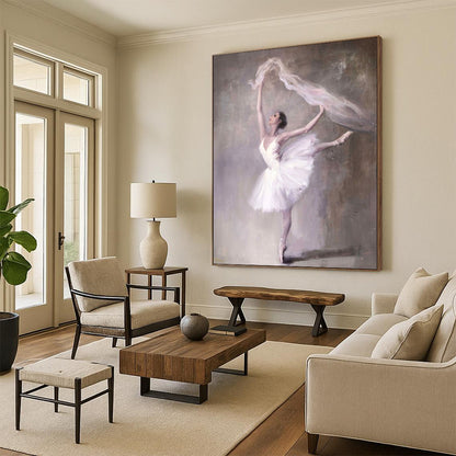 Grand-Scale Hand-Painted Abstract Canvases for Bar & Entertainment Room LargeART2181