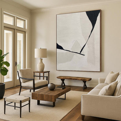 Expansive-Scale Hand-Painted Abstract Wall Art for Living Room & Music Room LargeART2249