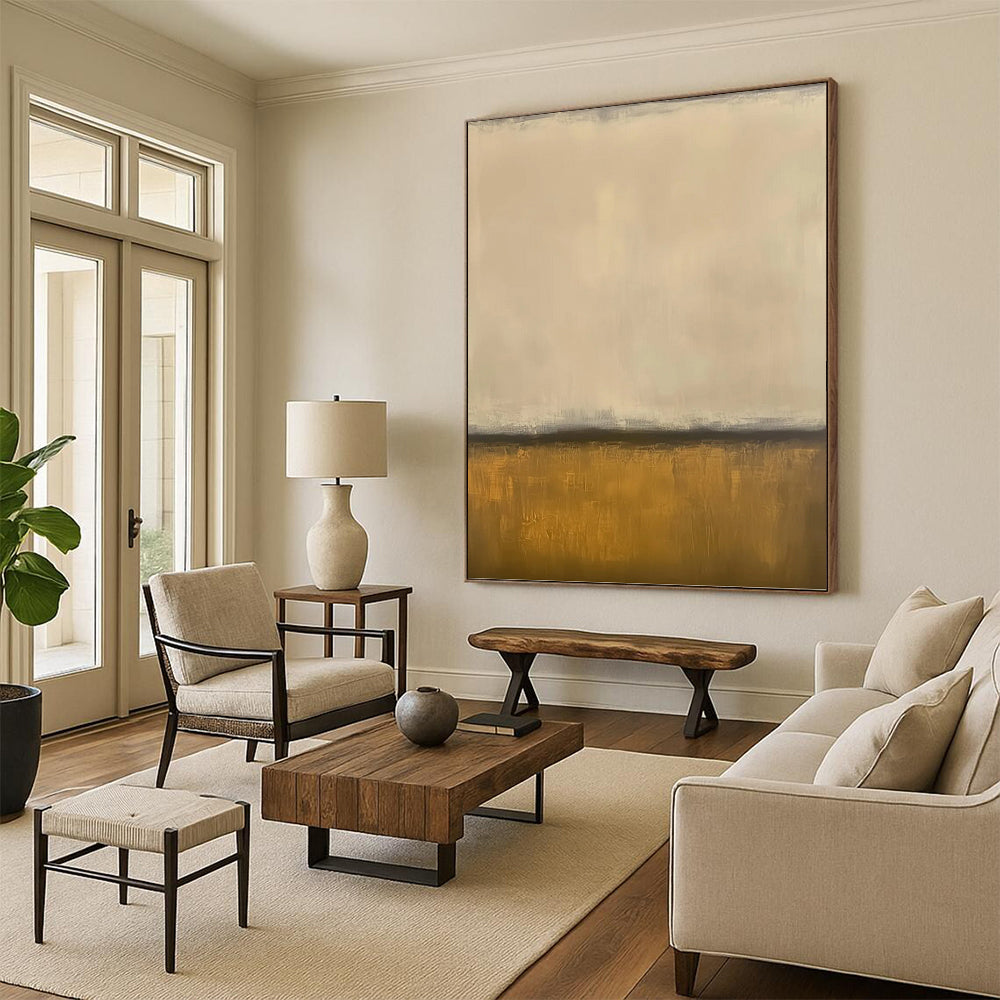 Exquisitely Gigantic Hand - Painted Textured Abstract Mural for Bar & Hotel DKH1238