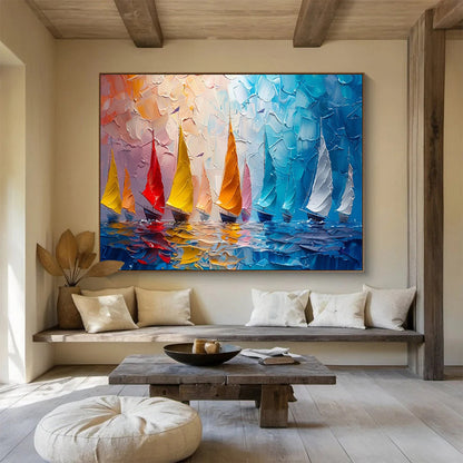 Oversized Original Textured Handmade Abstract Painting for Decorative Enhancements DKH800