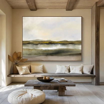 “Serene Visions” Large - Sized Abstract Painting for Office & Bedroom DKH356