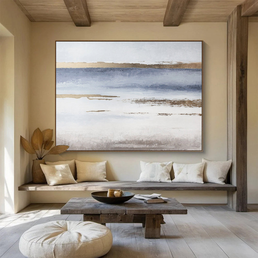 Hand-Painted Made-to-Measure Abstract Painting for Living Room & Hallway DKH135