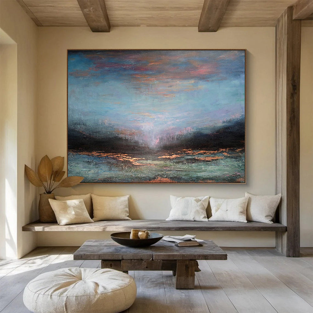 Massive Textured Handmade Abstract Canvas for Aesthetic Transformations DKH780