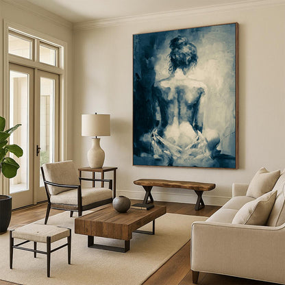 Hand-Painted Personalized Abstract Painting for Living Room & Bar LargeART1833