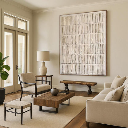 Vast-Scale Hand-Painted Abstract Wall Art for Bedroom & Entryway LargeART2359