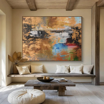 Massive Custom Abstract Wall Decor for Museum DKH019