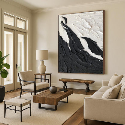 Custom Textured Abstract Art for Living Room & Hallway DTP404