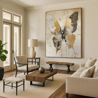 Vast Hand-Painted Abstract Art for Bar & Entertainment Room LargeART2206