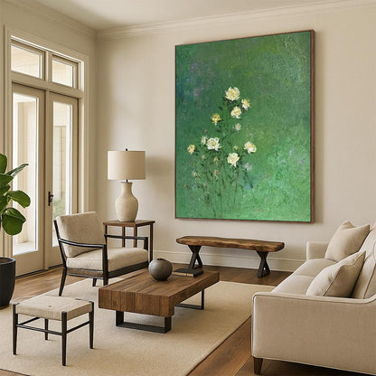 Bold & Graphic Hand-Painted Custom Abstract Painting for Office & Hotel LargeART1978