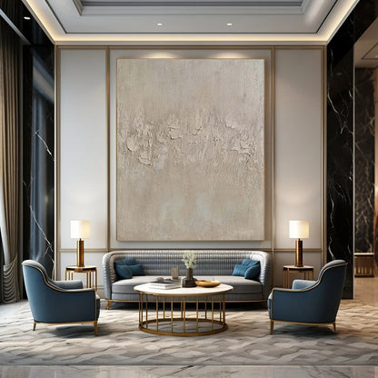 Hand-Painted Personalized Abstract Mural for Office & Hotel LargeART1473