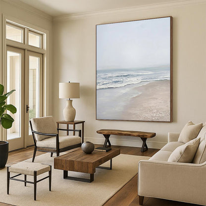 Large Custom Abstract Paintings: Textured Styles for Office & Hallway DTP310
