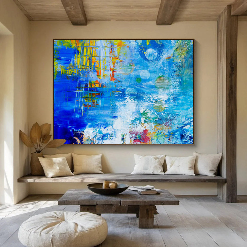 Gigantic Abstract Artwork for Living Room & Dining Room DKH439