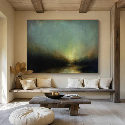 Vast Handmade Textured Abstract Wall Mural for Artistic Elevation DKH777