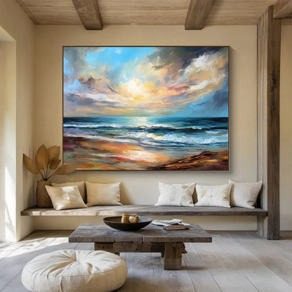 Elegant Colossal Abstract Mural for Entryway & Dining Room LargeART1593
