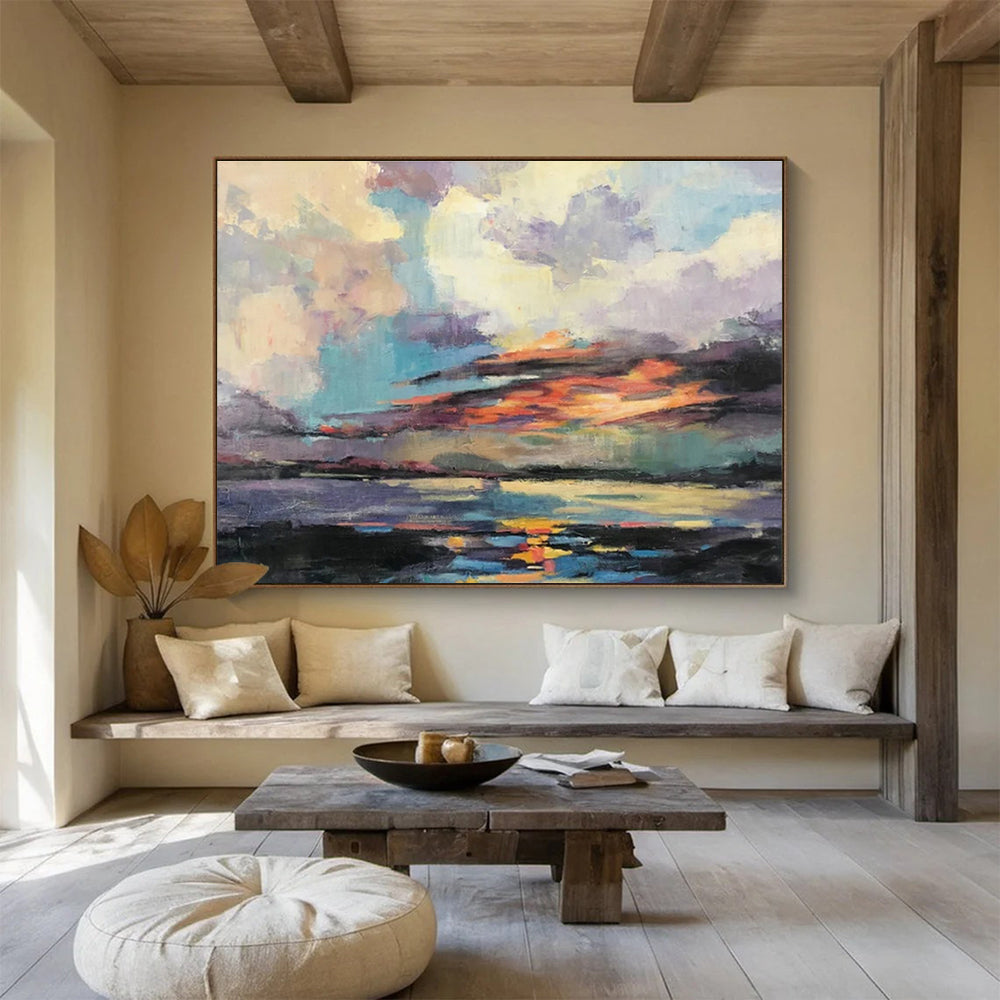 Alluring Large - Sized Abstract Wall Art for Bar & Office DKH197