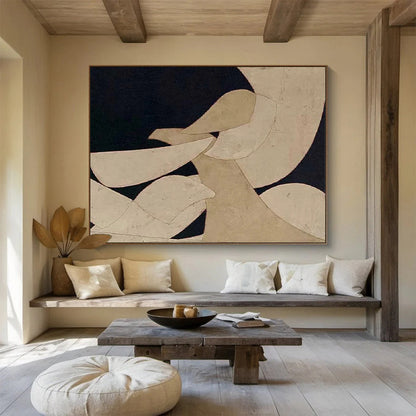 Minimalist Geometric Abstract - Modern Living Room or Office Art DLZ247
