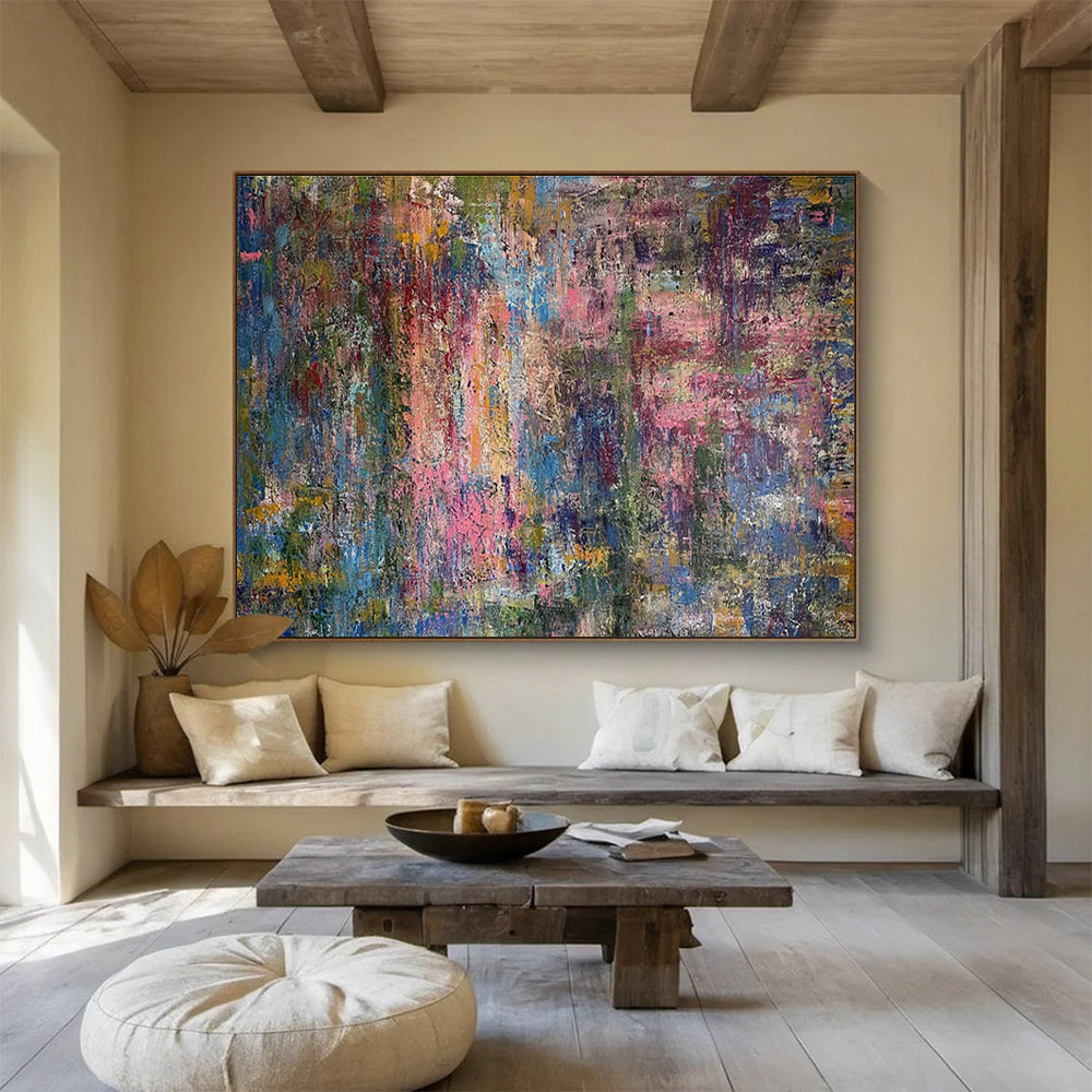Immense Handmade Textured Abstract Painting for Space Enrichment DKH715