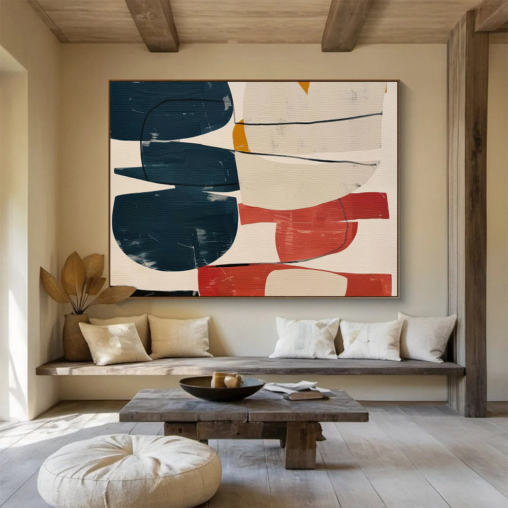 Colossal Hand - Painted Textured Abstract Wall Mural for Office & Living Room DKH590