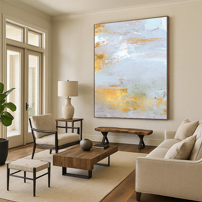 Handmade Large Custom Abstract Artworks with Textured Details DTP160