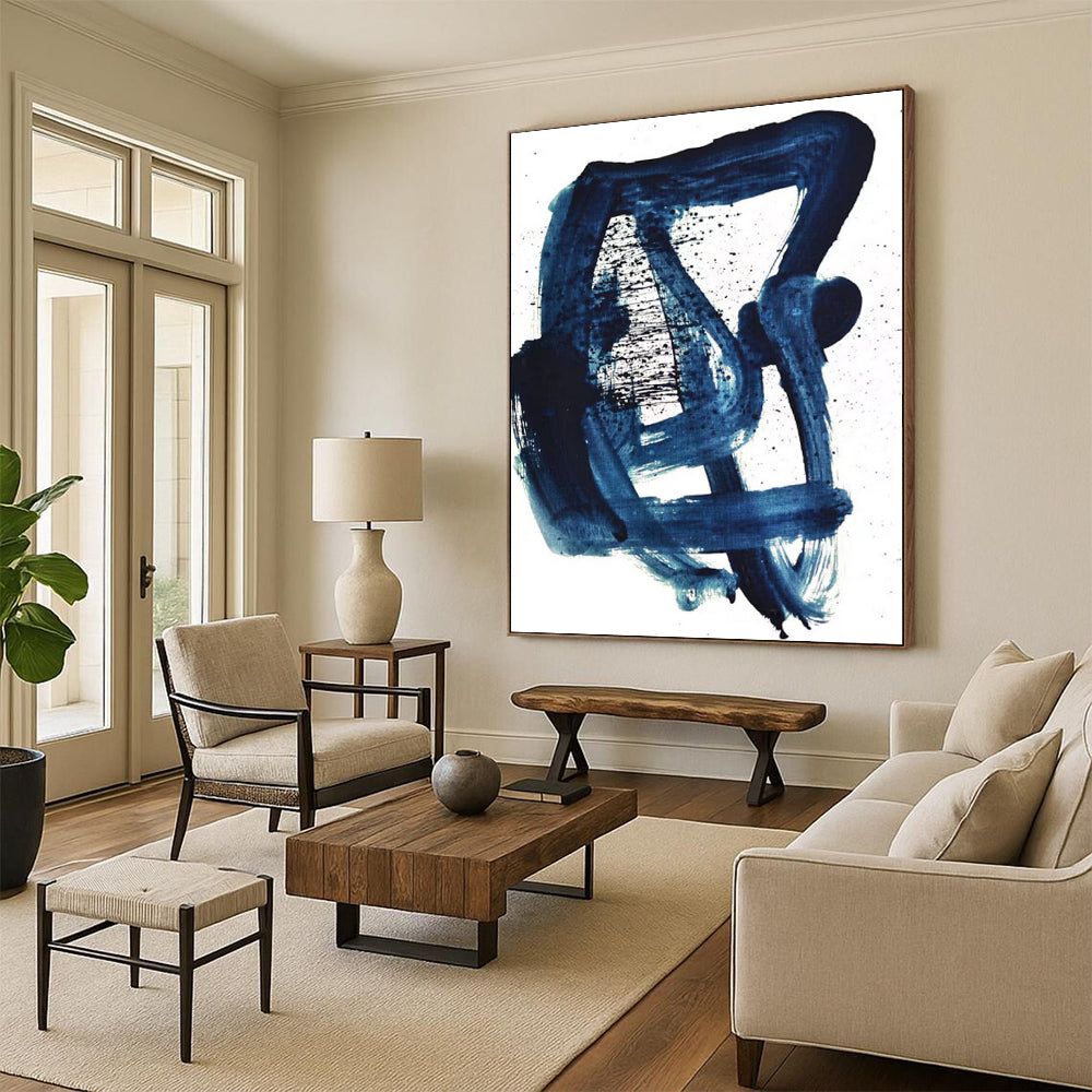 Big-Size Custom Hand-Painted Abstract Paintings with Gorgeous Textures DTP161