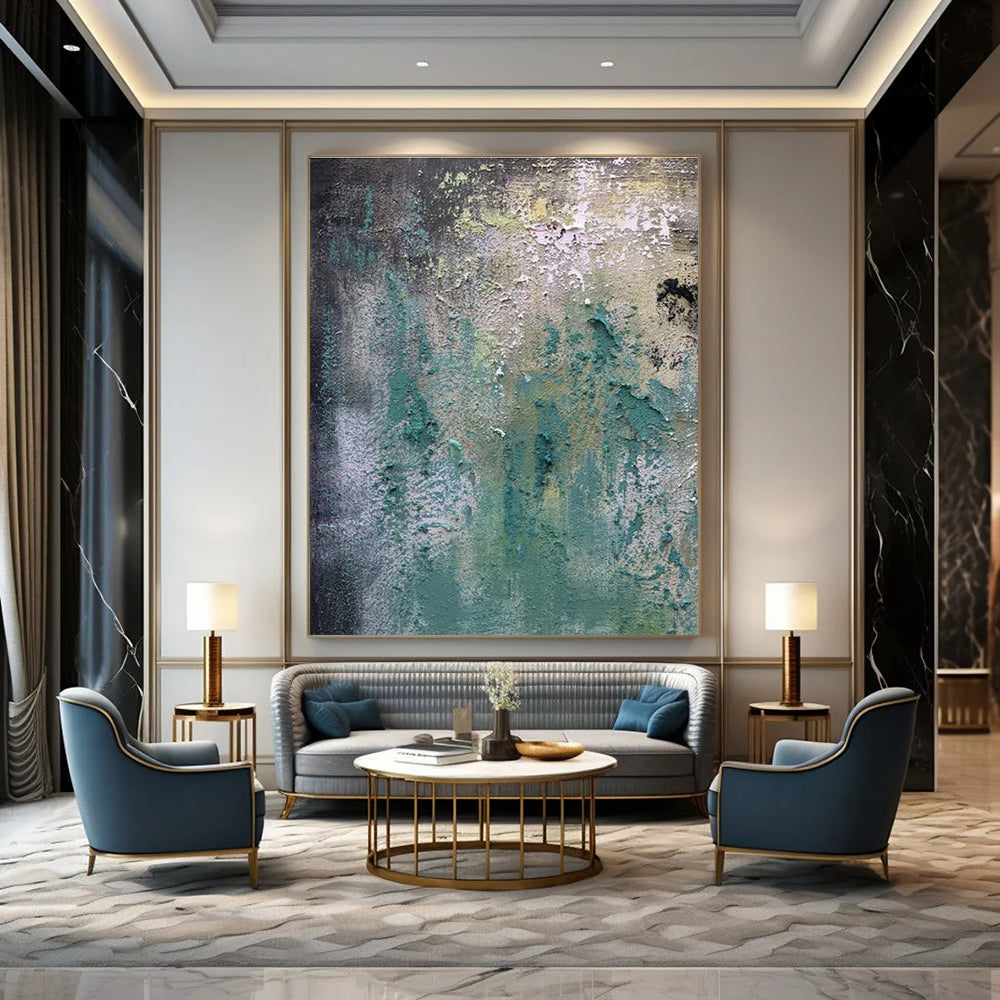 Custom Hand-Painted Abstract Painting for Bar & Bedroom LargeART1472