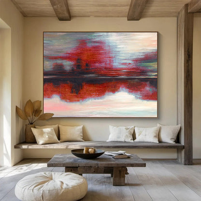 Large - Format Abstract Art for Office & Bedroom DKH384