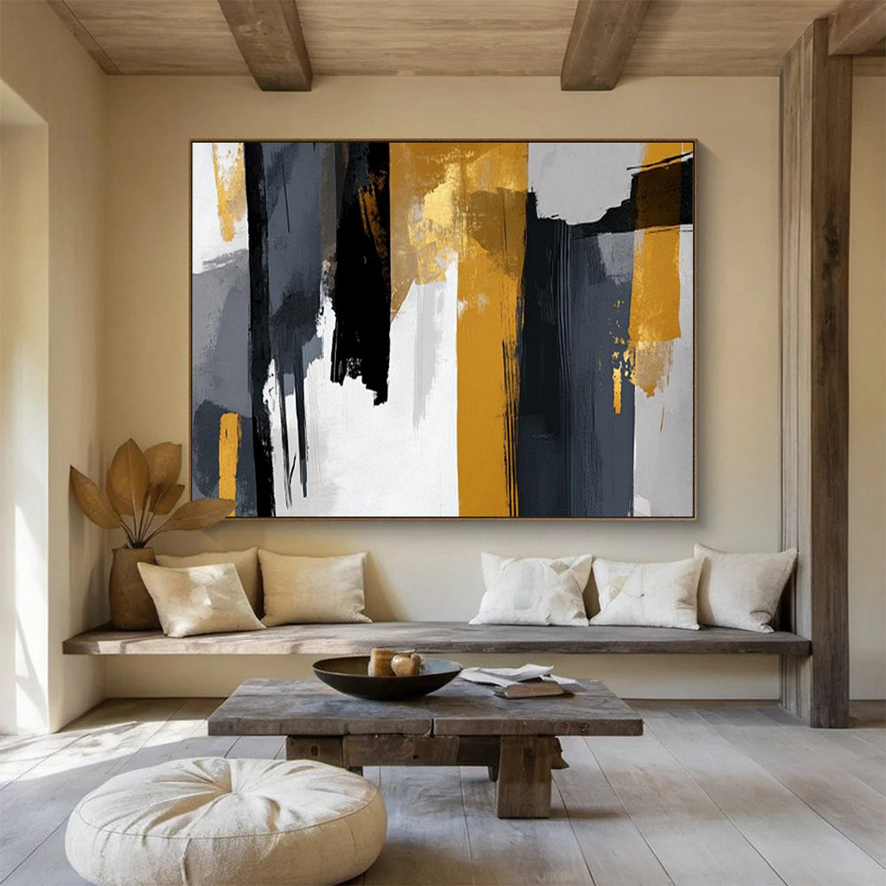 Minimalist Abstract Wall Art for Office & Dining Room LargeART1719