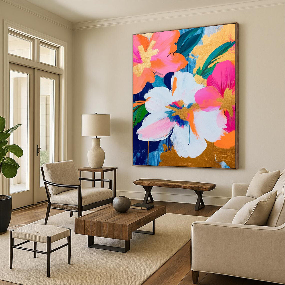 Custom Abstract Art: Large Dimensions, Textured Excellence for Dining Room & Hotel DTP284