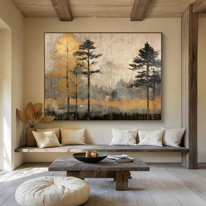 Luxurious Colossal Abstract Mural for Entryway & Hotel Lobby LargeART1575