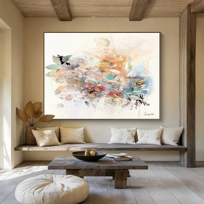 Colossal Textured Abstract Wall Mural for Office & Living Room DKH532