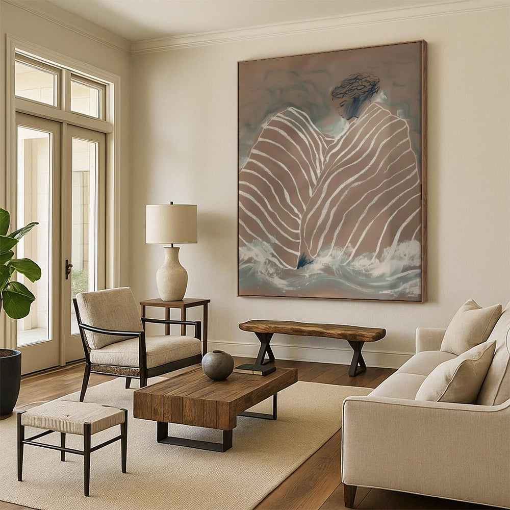 Luminous & Glowing Abstract Canvas Art for Living Room & Entryway LargeART2029