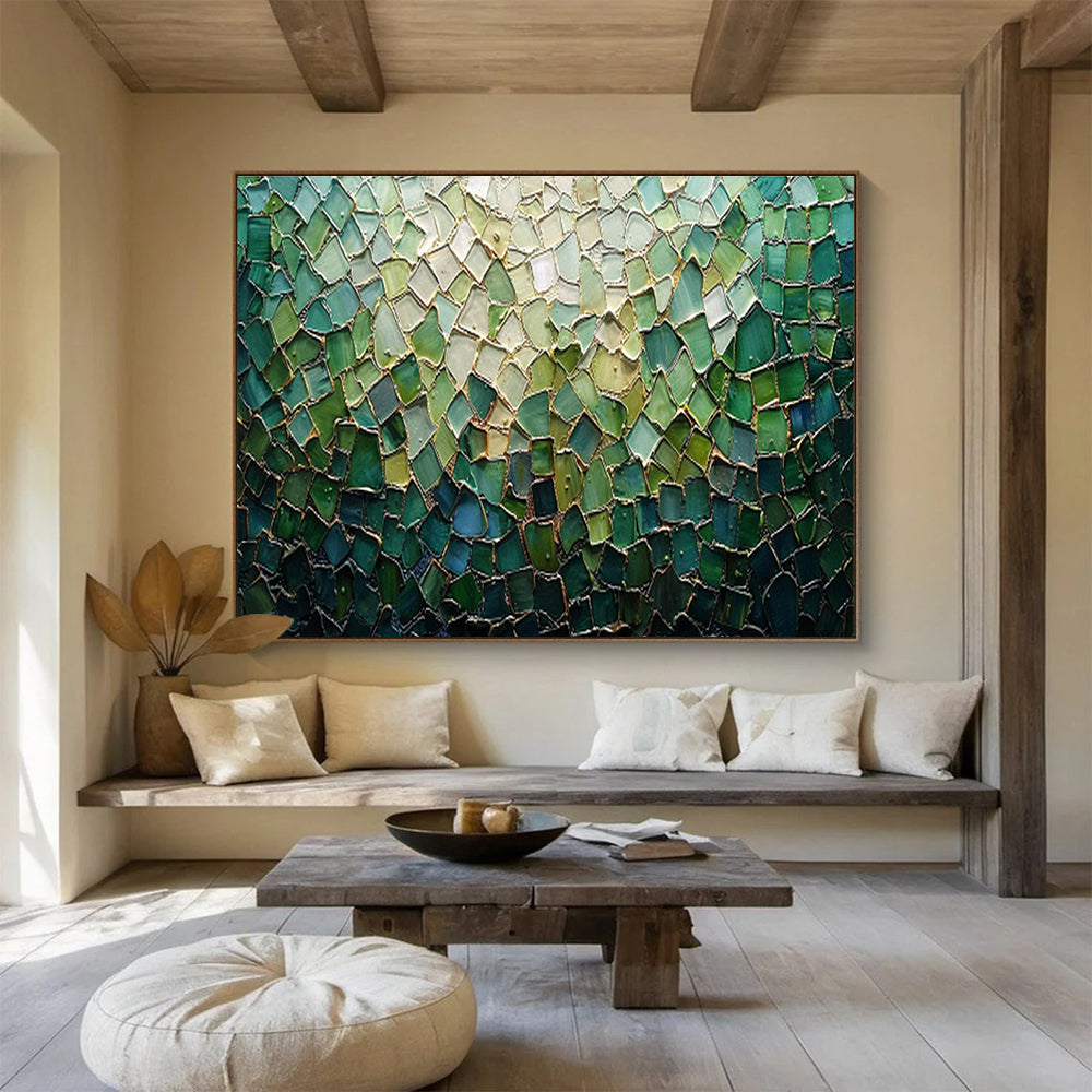 Vast Hand - Crafted Textured Abstract Canvas for Lasting Decor Impacts DKH759