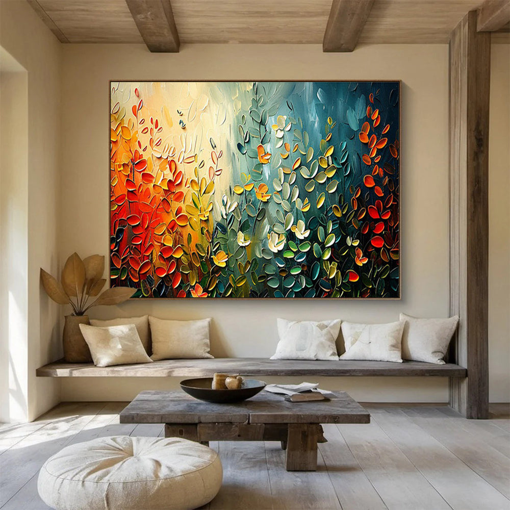 Extensive Hand - Crafted Textured Abstract Canvas for Interior Flair DKH711