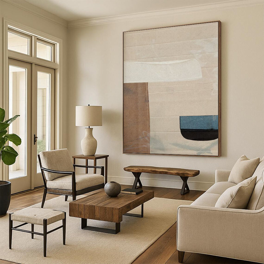 Big Custom Abstract Art: Handmade, Textured & Stylish DTP182