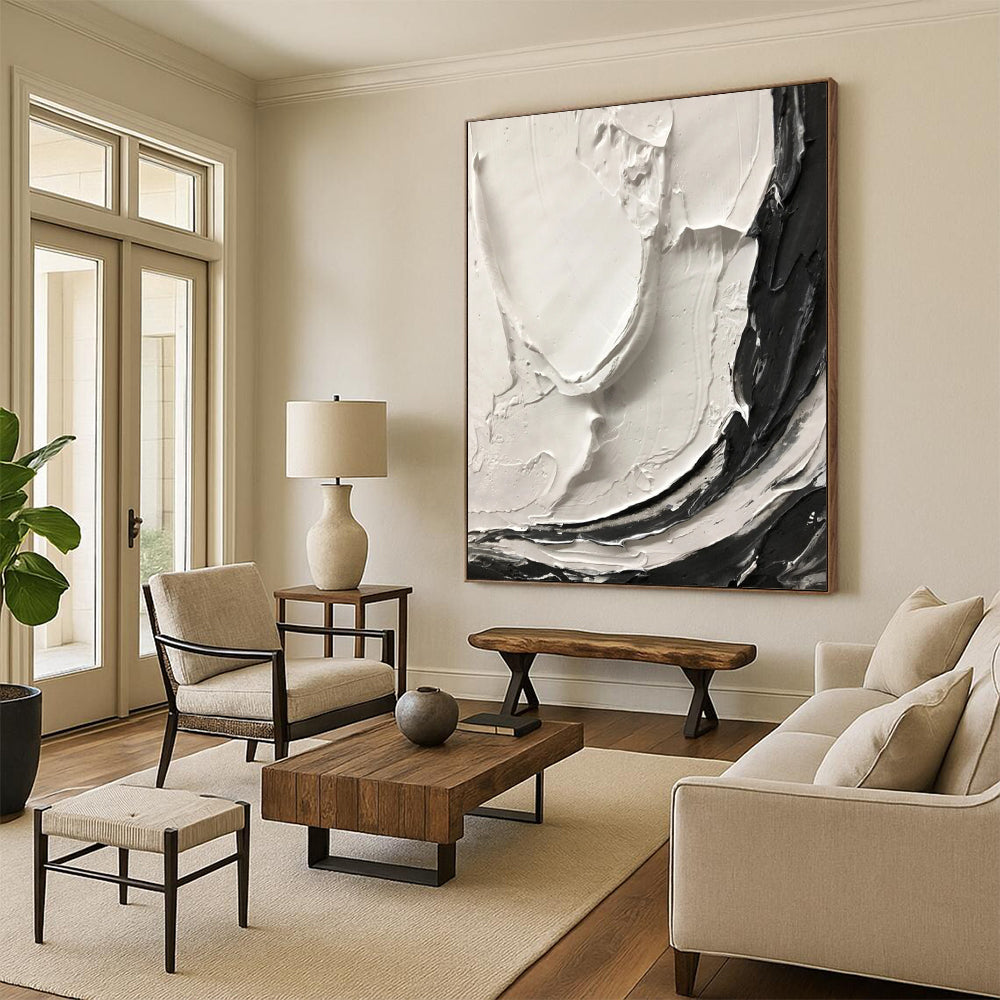 Gorgeous Hand Abstract Art for Bedroom & Hallway DTP387