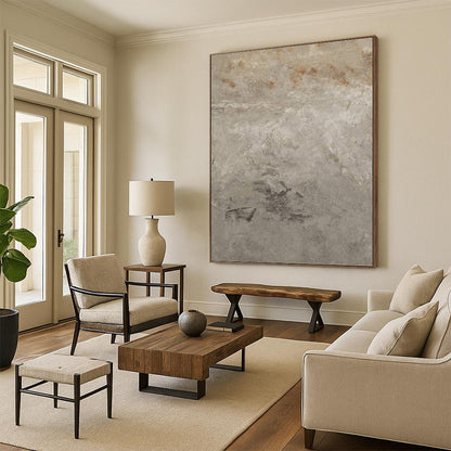 Intricately Textured Abstract Artwork for Dining Room & Hotel Suite DKH0960