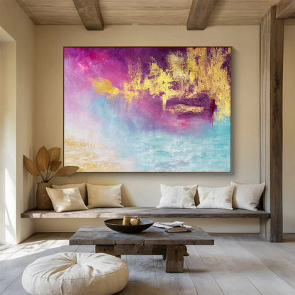 Big - Sized Custom Abstract Canvas for Waiting Room DKH015
