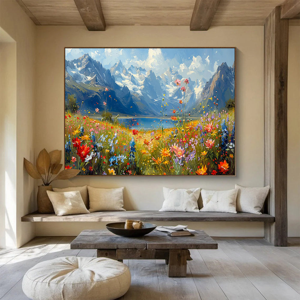 “Form Odyssey” Oversized Abstract Art for Office & Dining Room DKH256