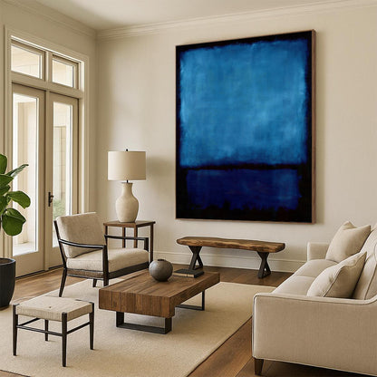Expressive & Vivid Hand-Painted Custom Abstract Painting for Bedroom & Living Room LargeART1943