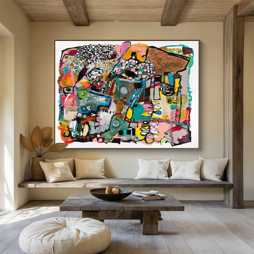 Grandiose Abstract Painting for Hallway & Bar LargeART1656
