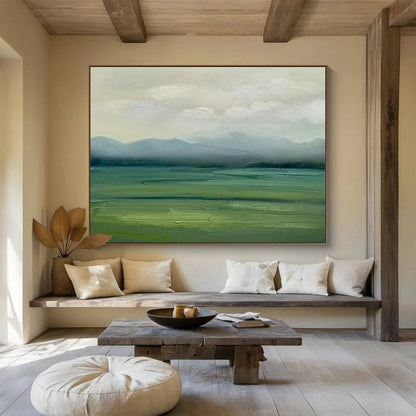 Hushed Large - Format Abstract Painting for Entryway & Bedroom LargeART1785