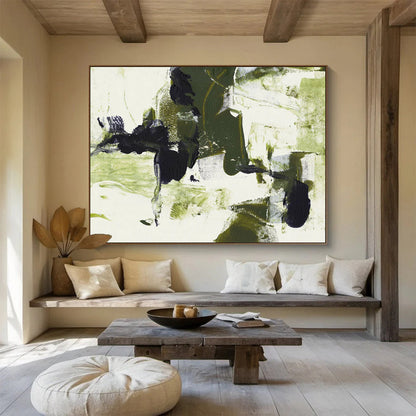 Striking Immense Abstract Artwork for Entryway & Office DKH444